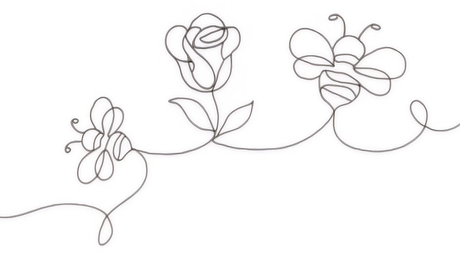 Roses and Bees logo